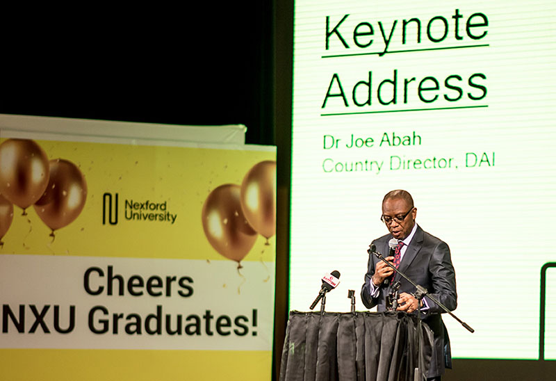 DAI’s Joe Abah Gives the Keynote Address at the 2022 Nexford Nigeria